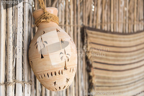 Image of Hanging clay pot