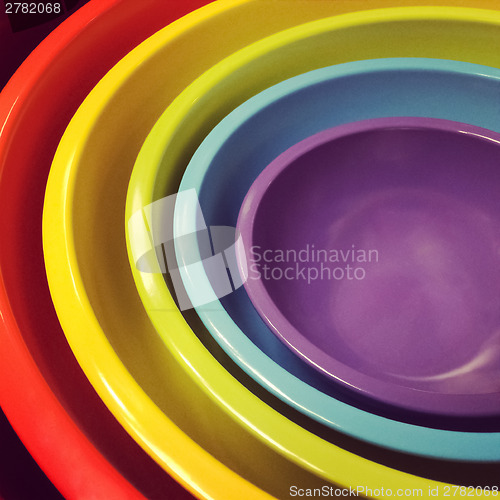 Image of Colorful bowls