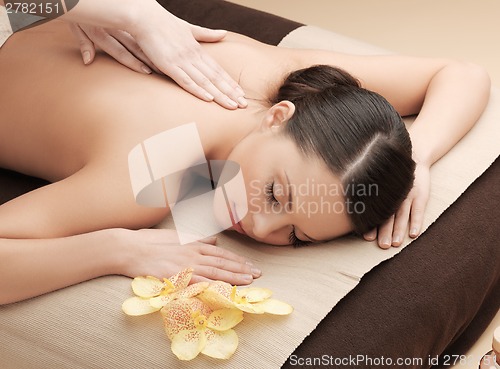 Image of asian woman in spa