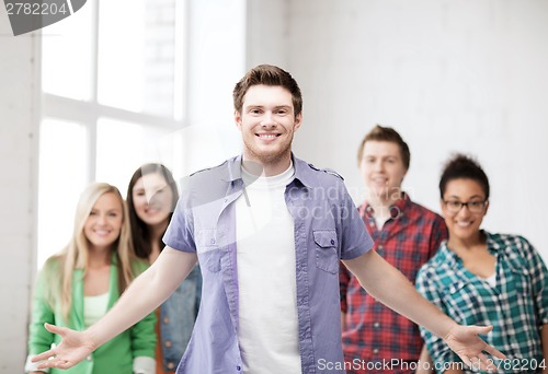 Image of group of students at school