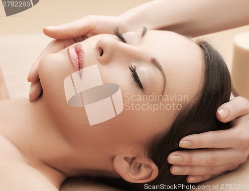 Image of asian woman in spa