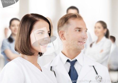 Image of two doctors with stethoscopes