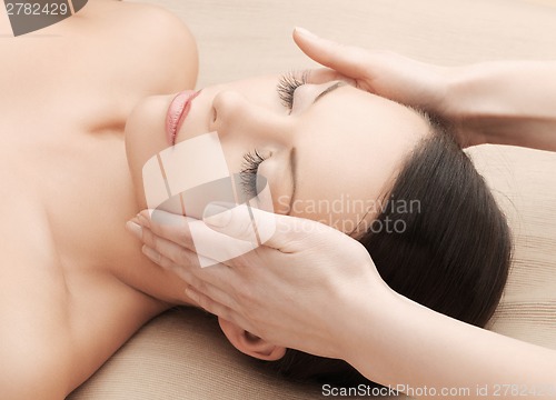 Image of asian woman in spa