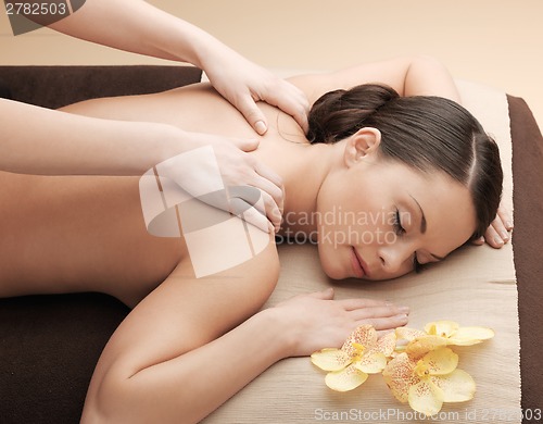 Image of asian woman in spa