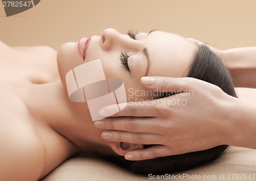 Image of asian woman in spa