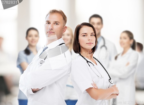 Image of two doctors with stethoscopes