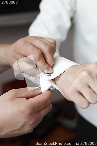 Image of Groom in suit