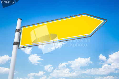 Image of road sign arrow