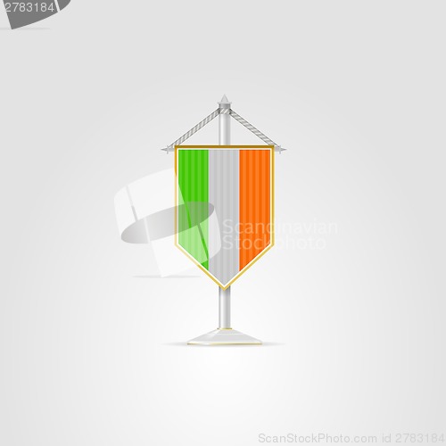 Image of Illustration of national symbols of European countries. Ireland.