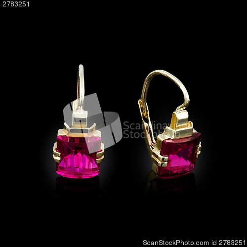 Image of Gold earrings