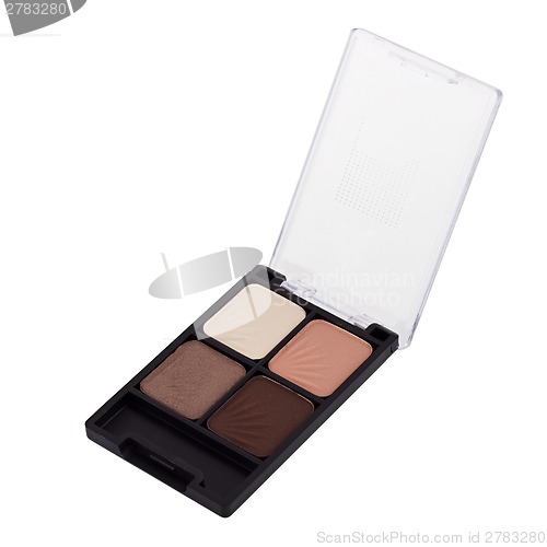 Image of Eye shadows on white background