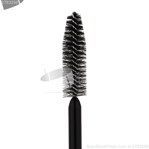 Image of Mascara brush on white background