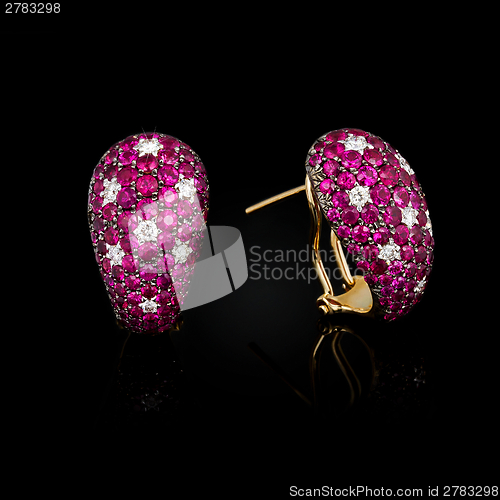 Image of Gold earrings