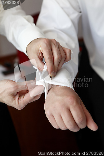 Image of Groom in suit