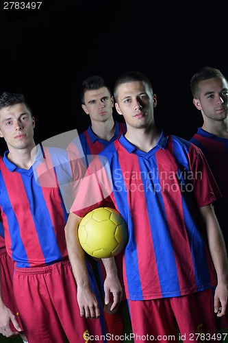Image of soccer players team