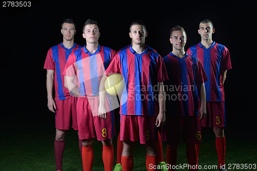 Image of soccer players team