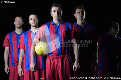 Image of soccer players team