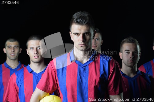 Image of soccer players team
