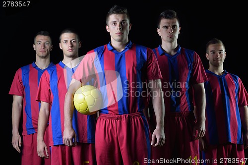 Image of soccer players team