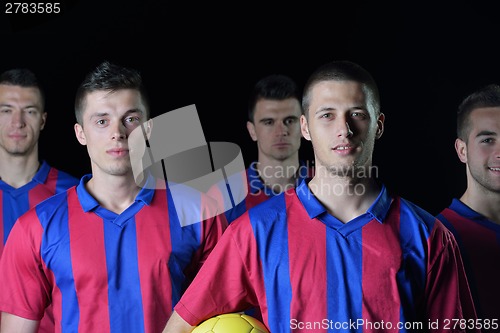 Image of soccer players team