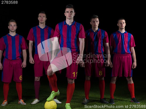 Image of soccer players team