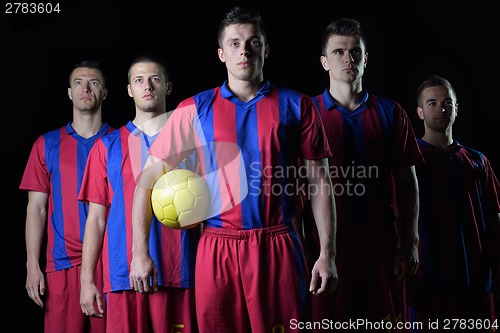 Image of soccer players team