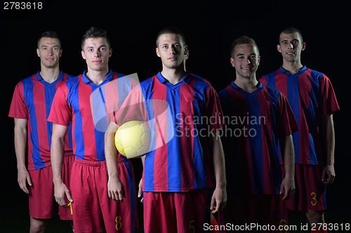 Image of soccer players team