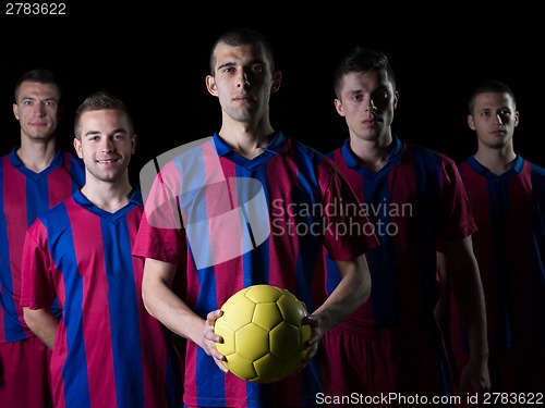Image of soccer players team