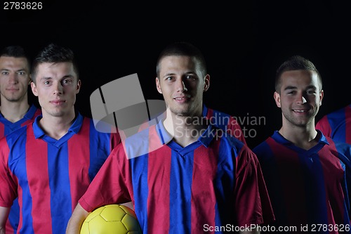 Image of soccer players team