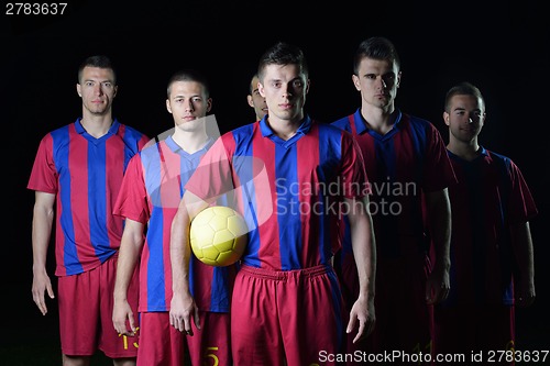Image of soccer players team
