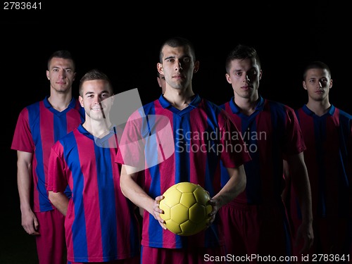 Image of soccer players team