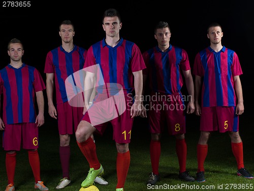 Image of soccer players team