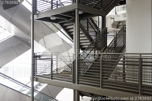 Image of Escalator and stair