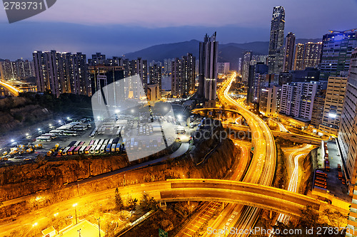 Image of traffic in Hong Kong
