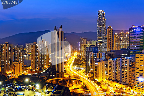 Image of traffic in Hong Kong