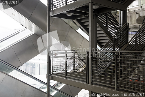 Image of Escalator and stair