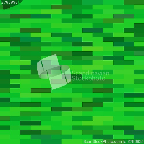 Image of green brick background