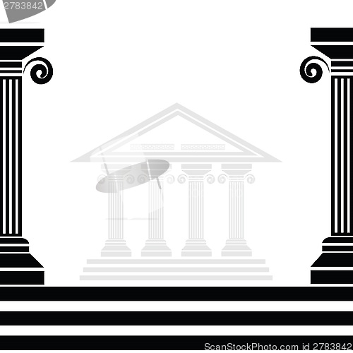 Image of greek columns