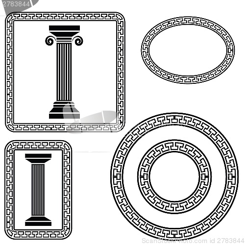 Image of greek symbols