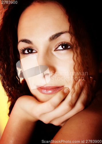 Image of Beautiful girl face