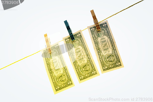 Image of Dollars on the wire