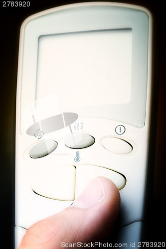 Image of Remote buttons.