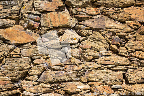 Image of Pattern of Old Stone Wall Surface