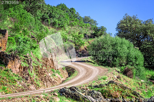 Image of Winding Road in the Mountain