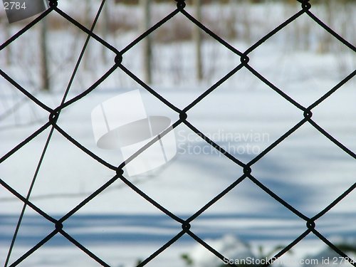 Image of iron pattern fence