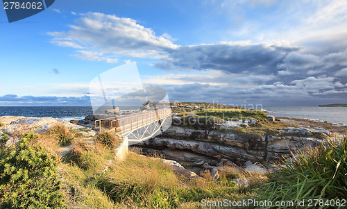 Image of Dark storm clouds over Botany Bay Sydney Australia