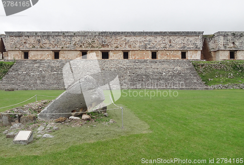 Image of mayan temple in Uxmal