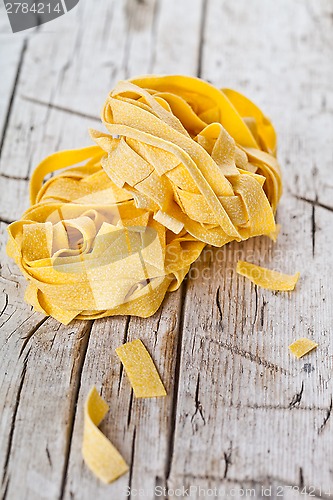 Image of raw egg pasta