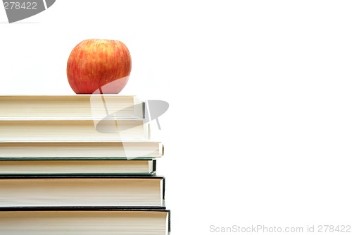 Image of Apple and books