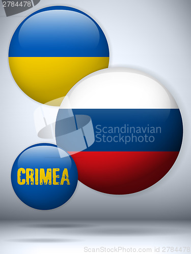 Image of Ukraine and Russia conflict for Crimea Icon